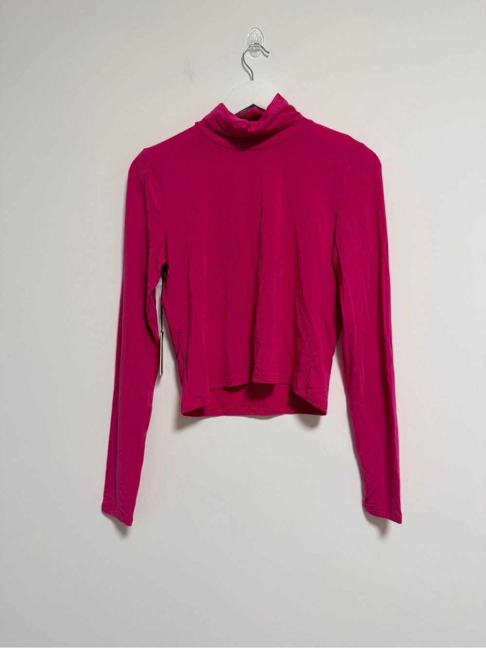 NWT Aritzia Babaton Pink Mock Neck Long Sleeve